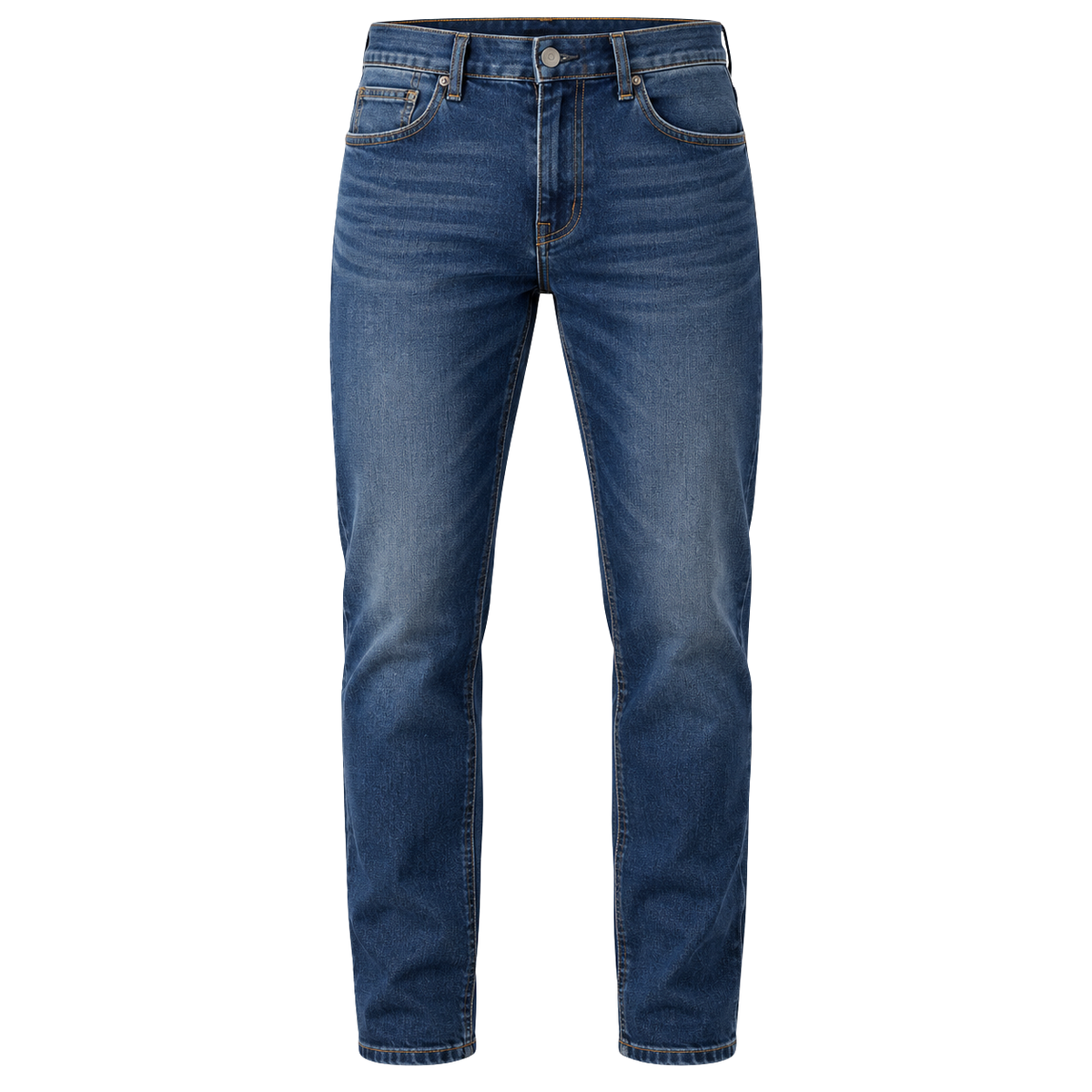Premium Herrenjeans mit modernem Regular Fit – Dunkelblau | ODRIEENJY