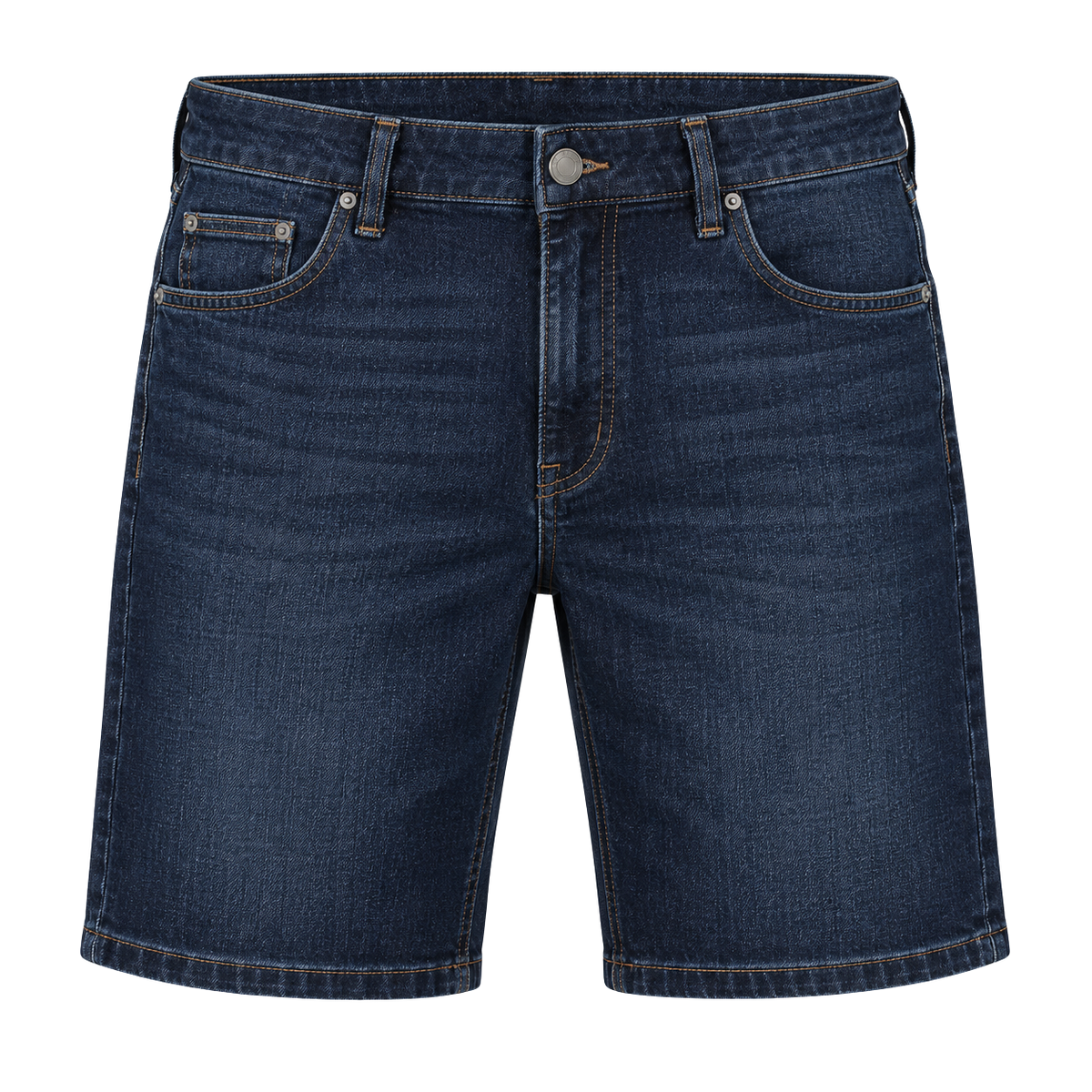 Premium Herren Jeansshorts mit modernem Regular Fit – Dunkelblau | ODRIEENJY